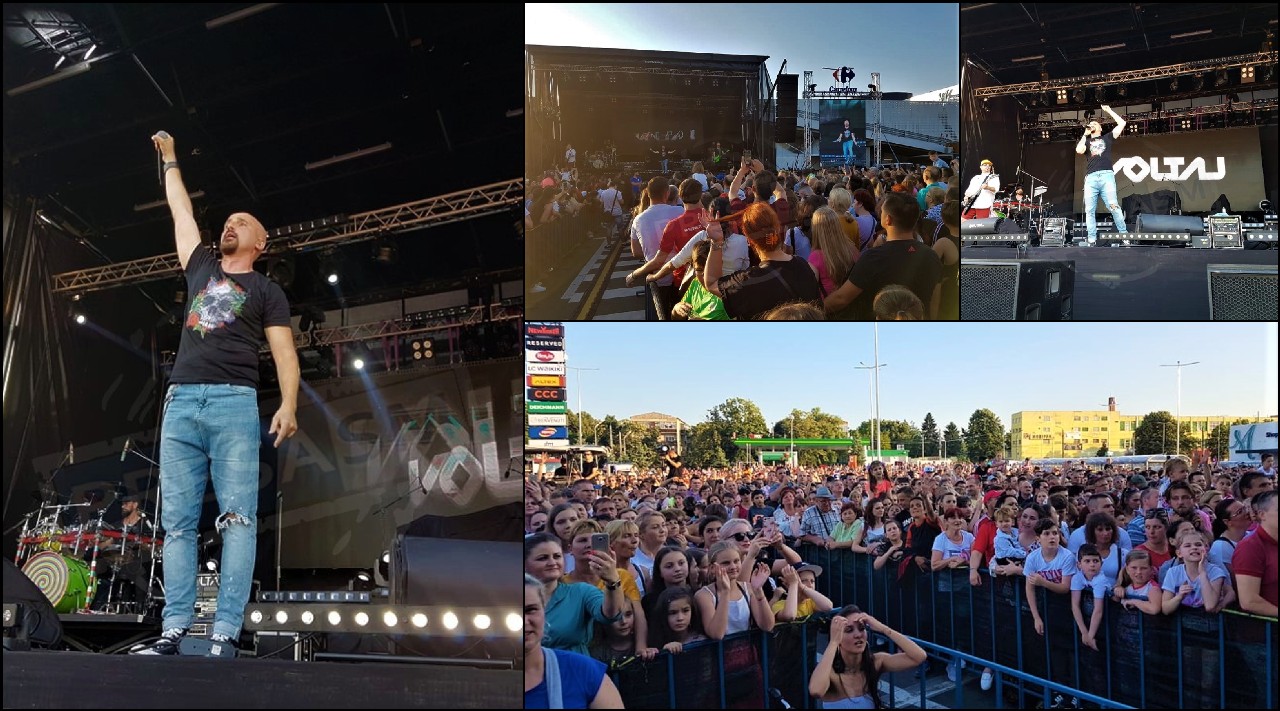 FOTO/VIDEO. Atmosferă incendiară. Voltaj, în concert la Satu Mare