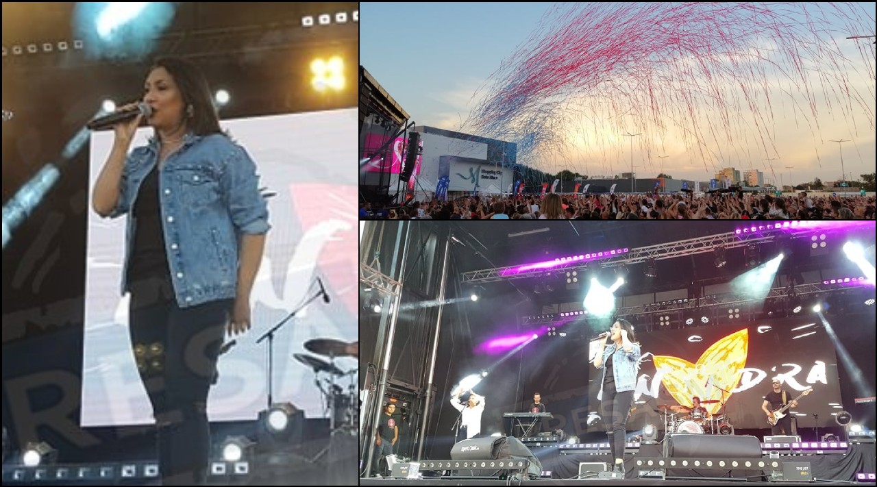 FOTO. Totul e pregătit! Andra și Voltaj cântă în curtea mall-ului NEPI Satu Mare