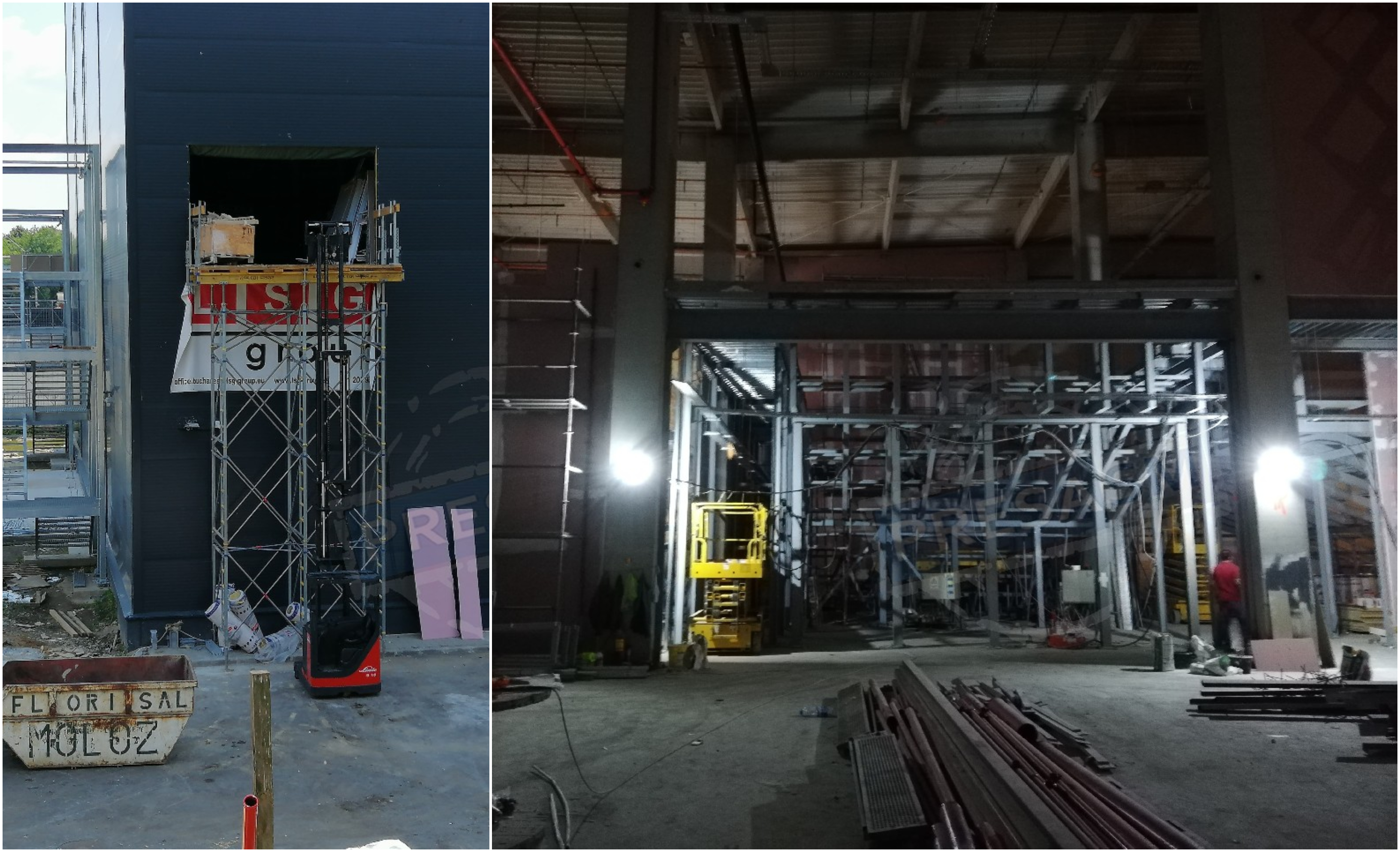 FOTOGALERIE. Lucrări pe repede-nainte la cinematograful de la mall-ul NEPI. Când se deschide