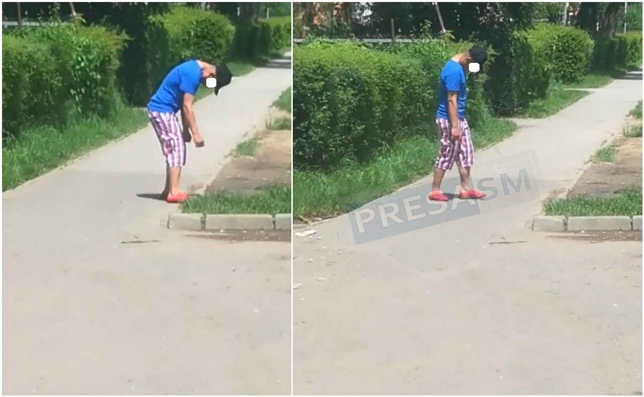 VIDEO. Zombie în plină zi, în municipiul Satu Mare. Drogurile fac ravagii