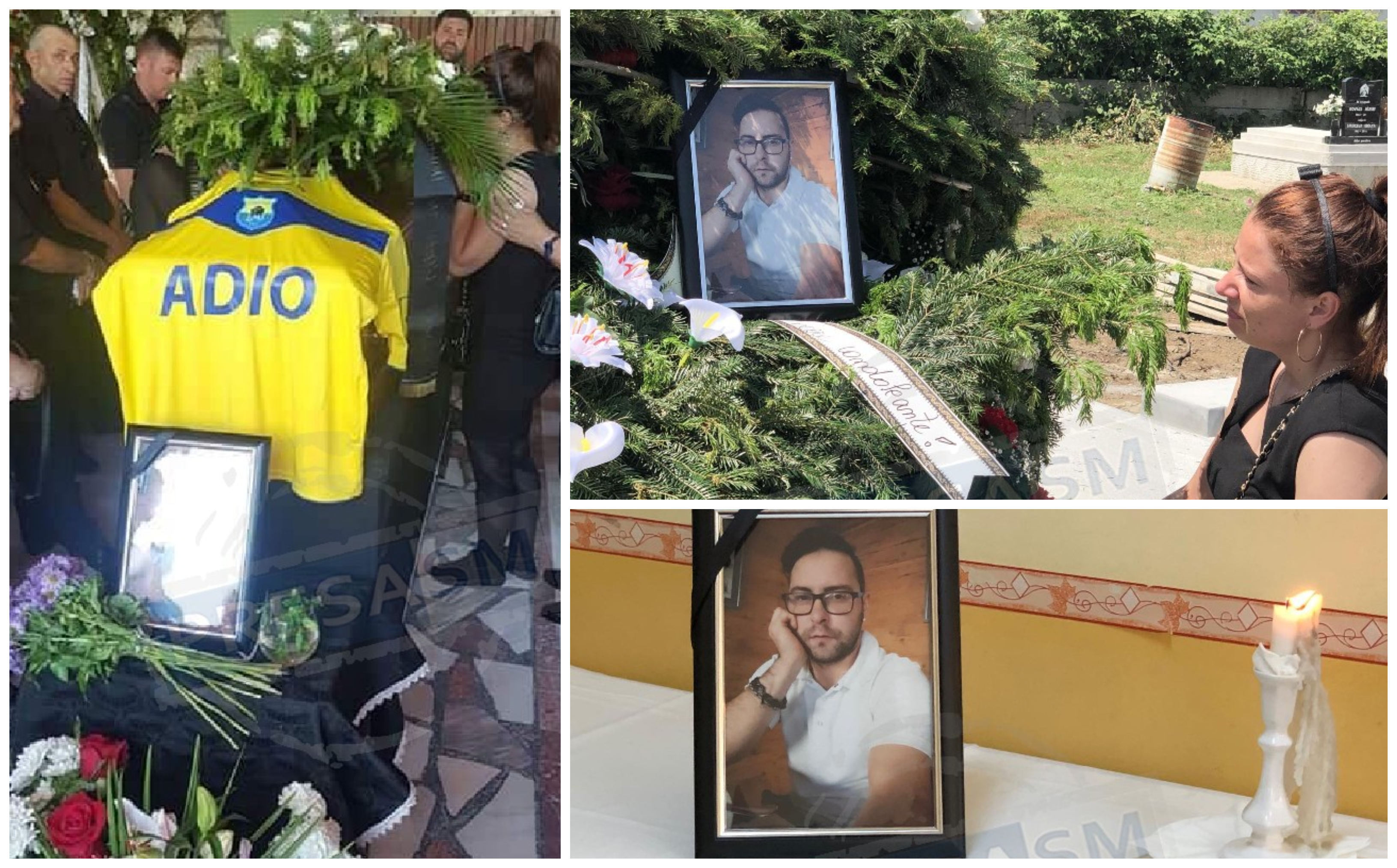 FOTO. Tânărul sătmărean Raul Pinte, condus pe ultimul drum. Decedat într-un accident dramatic