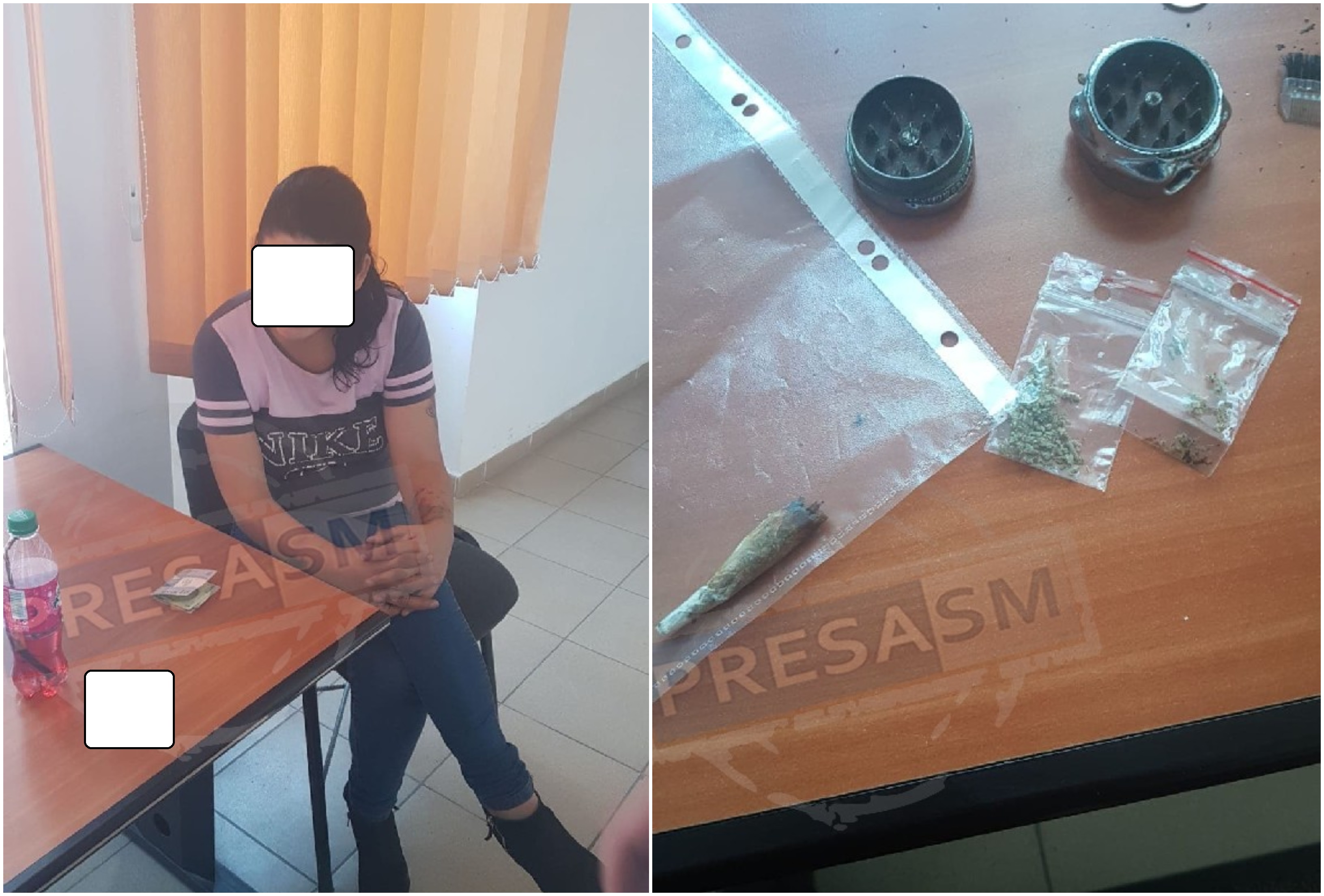 FOTO. O tânără și un puștan, prinși cu droguri în municipiul Satu Mare