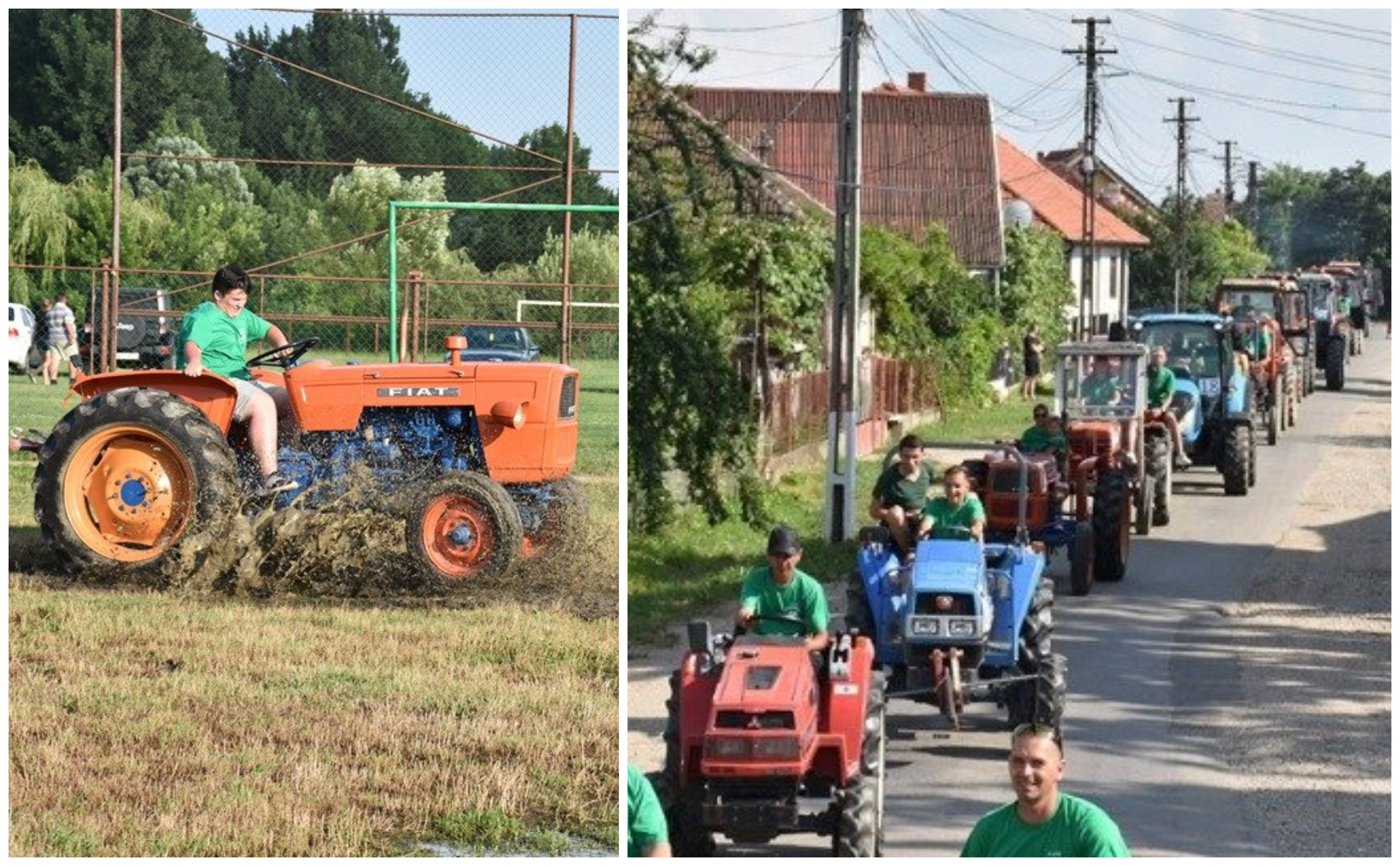 FOTOGALERIE. Raliuri cu tractoare în județul Satu Mare. Cea mai inedită competiție!