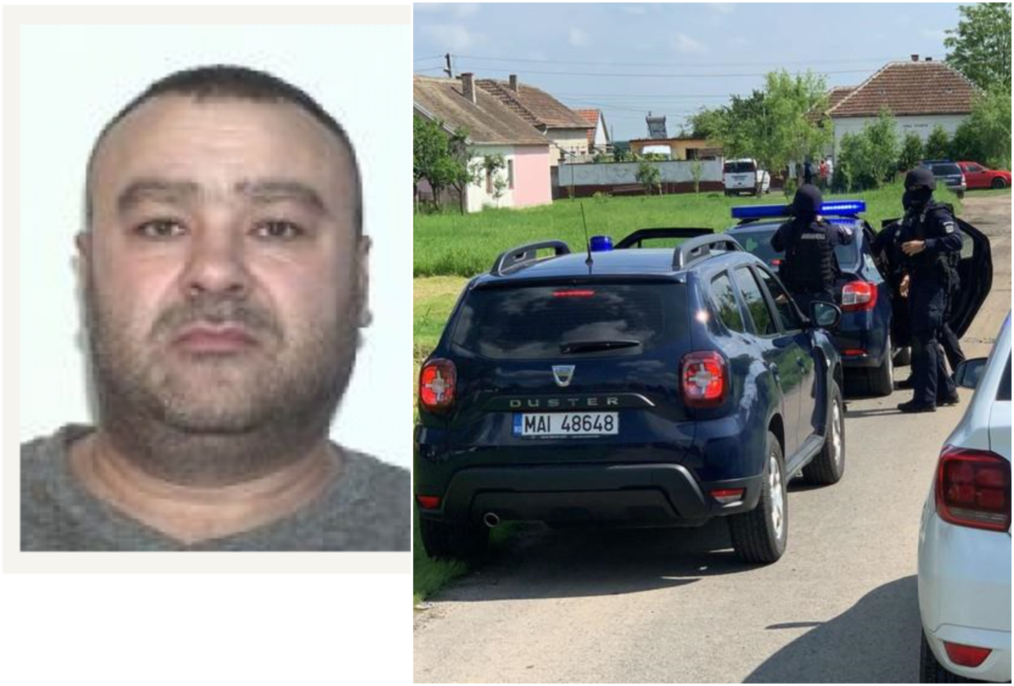 FOTO/VIDEO. L-ați văzut?! Suspectat că a împușcat mortal polițistul din Timiș. Căutat peste tot