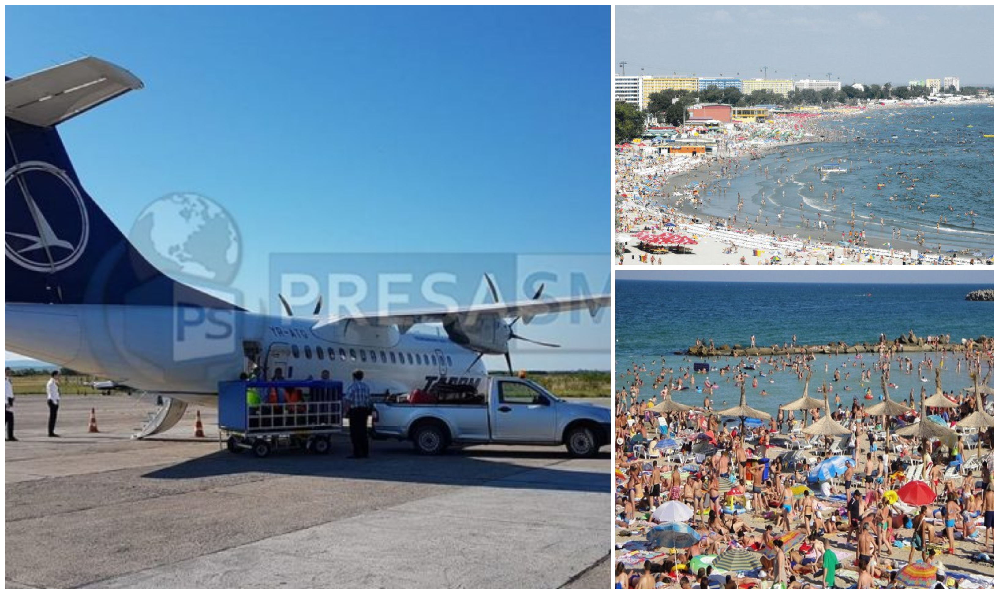 VIDEO. Prima cursă aeriană Satu Mare - Constanța a decolat! Prețuri foarte bune