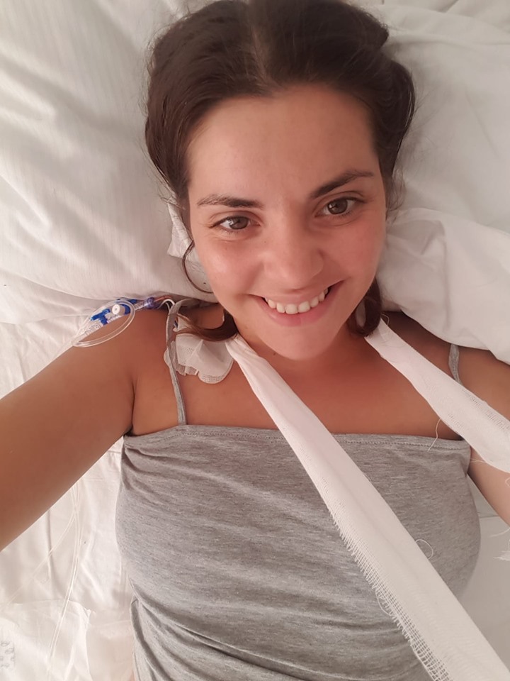 FOTO. Primul mesaj al Samuelei Rigo, din spital: ”Vreau să vă mulțumesc din suflet tuturor”