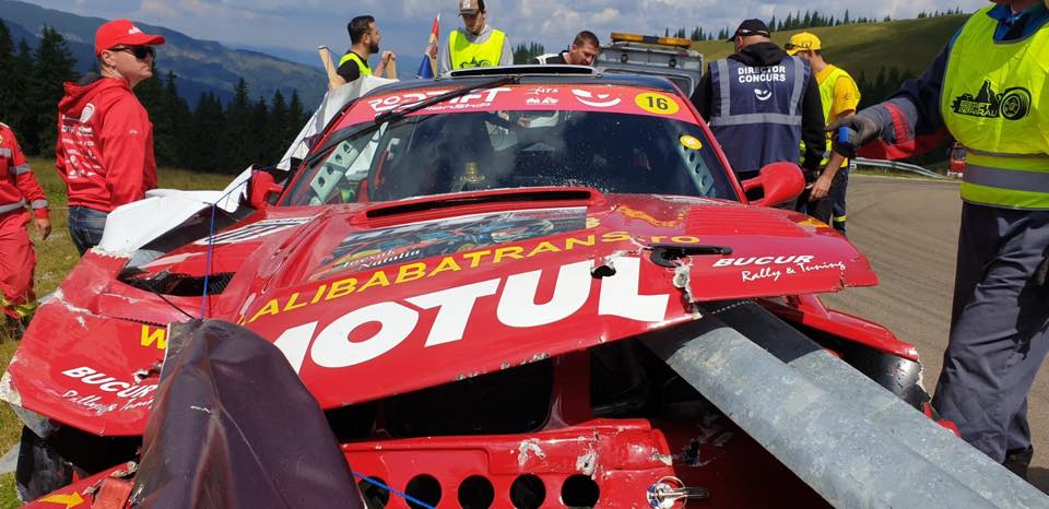 FOTO. Accident pentru una dintre cele mai promițătoare sportive din Satu Mare