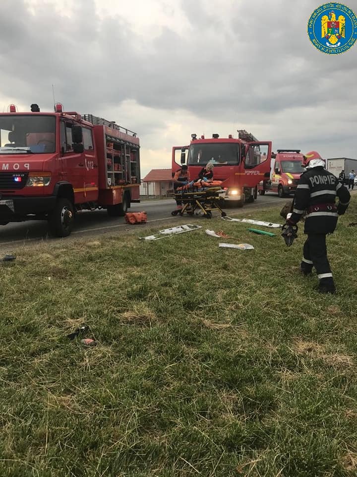 FOTOGALERIE. Concluziile Poliției în cazul accidentului grav. Victimele: soț și soție