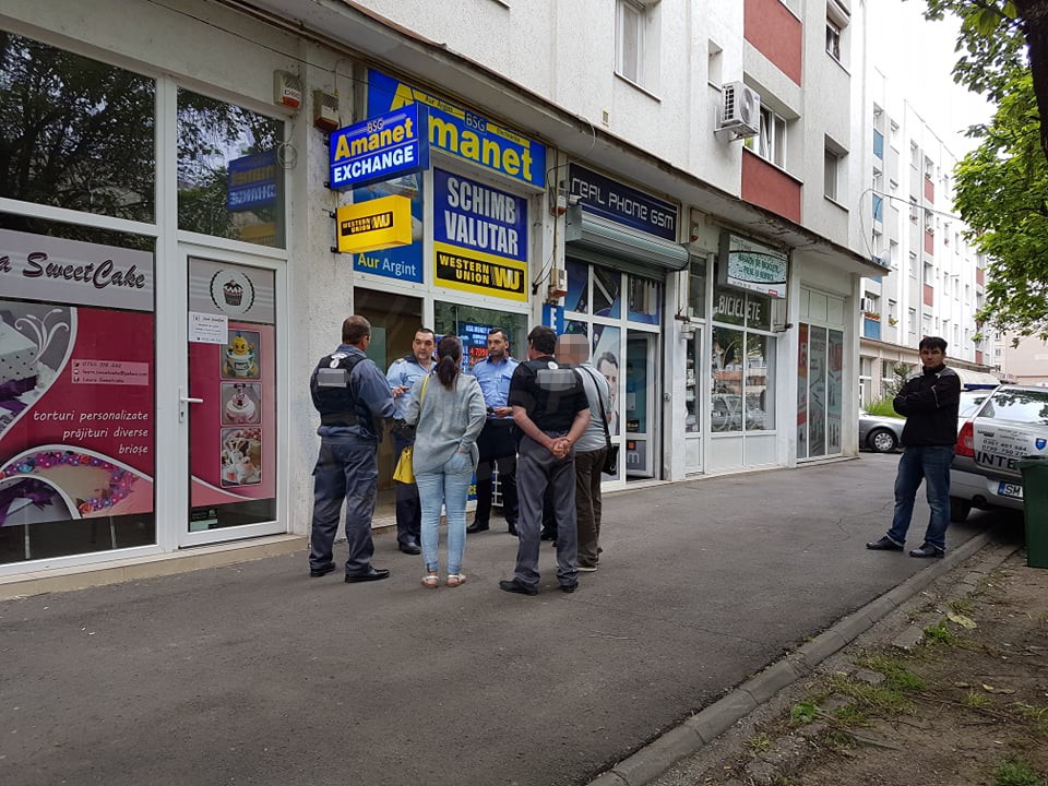 FOTO. A fost prins și al doilea tâlhar de la casa de amanet! Mobilizare masivă a Poliției