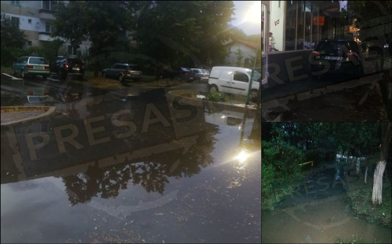 FOTO/VIDEO. Probleme și în cartierul Carpați I. Sătmărenii și-au protejat mașinile cum au putut