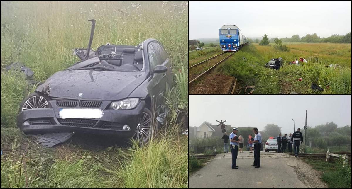 FOTO. Tânăr spulberat de tren, în apropiere de județul Satu Mare