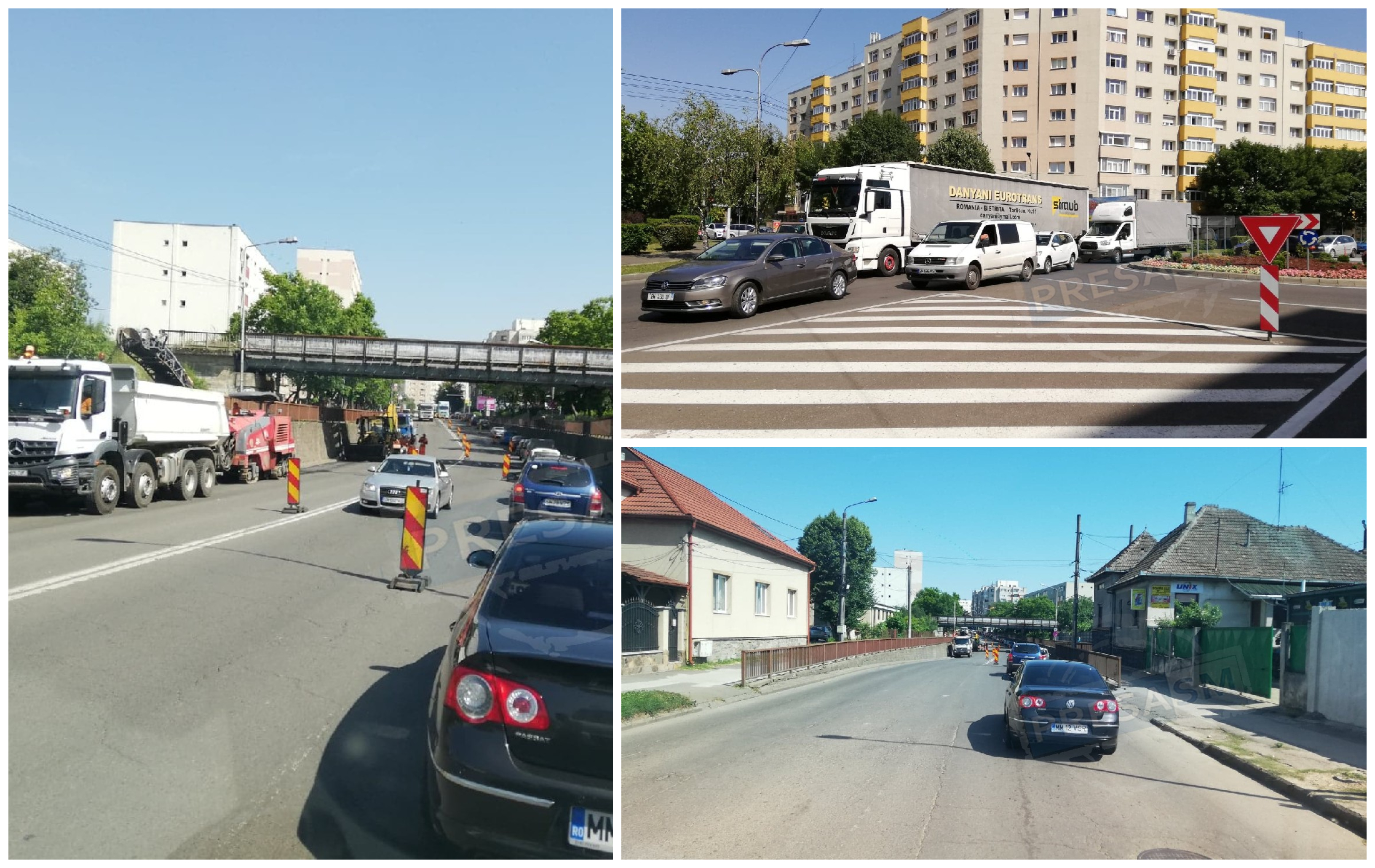 FOTO. Aglomerația de pe B-dul Goga mai durează minim o săptămână. Apel la înțelegere