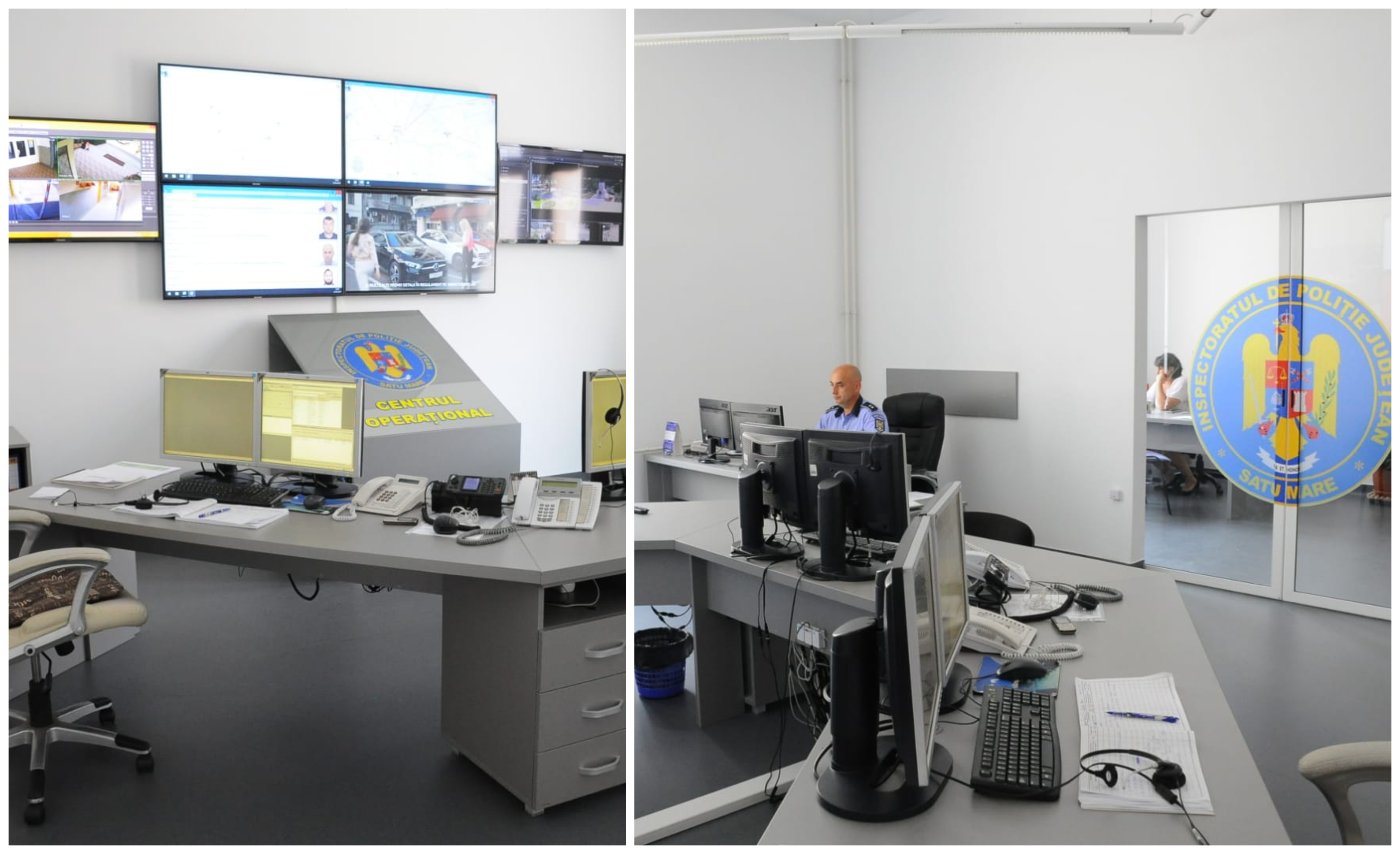 FOTO. ”Ochiul” atotvăzător al Poliției Satu Mare. Centru operațional ultramodern