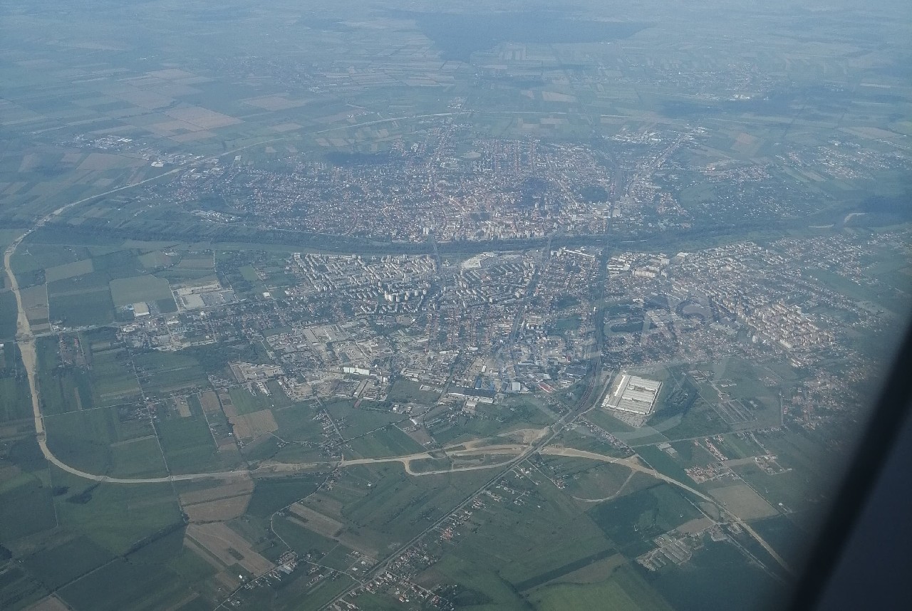 FOTO. Centura Sătmarului a prins contur. Imagini spectaculoase din avion