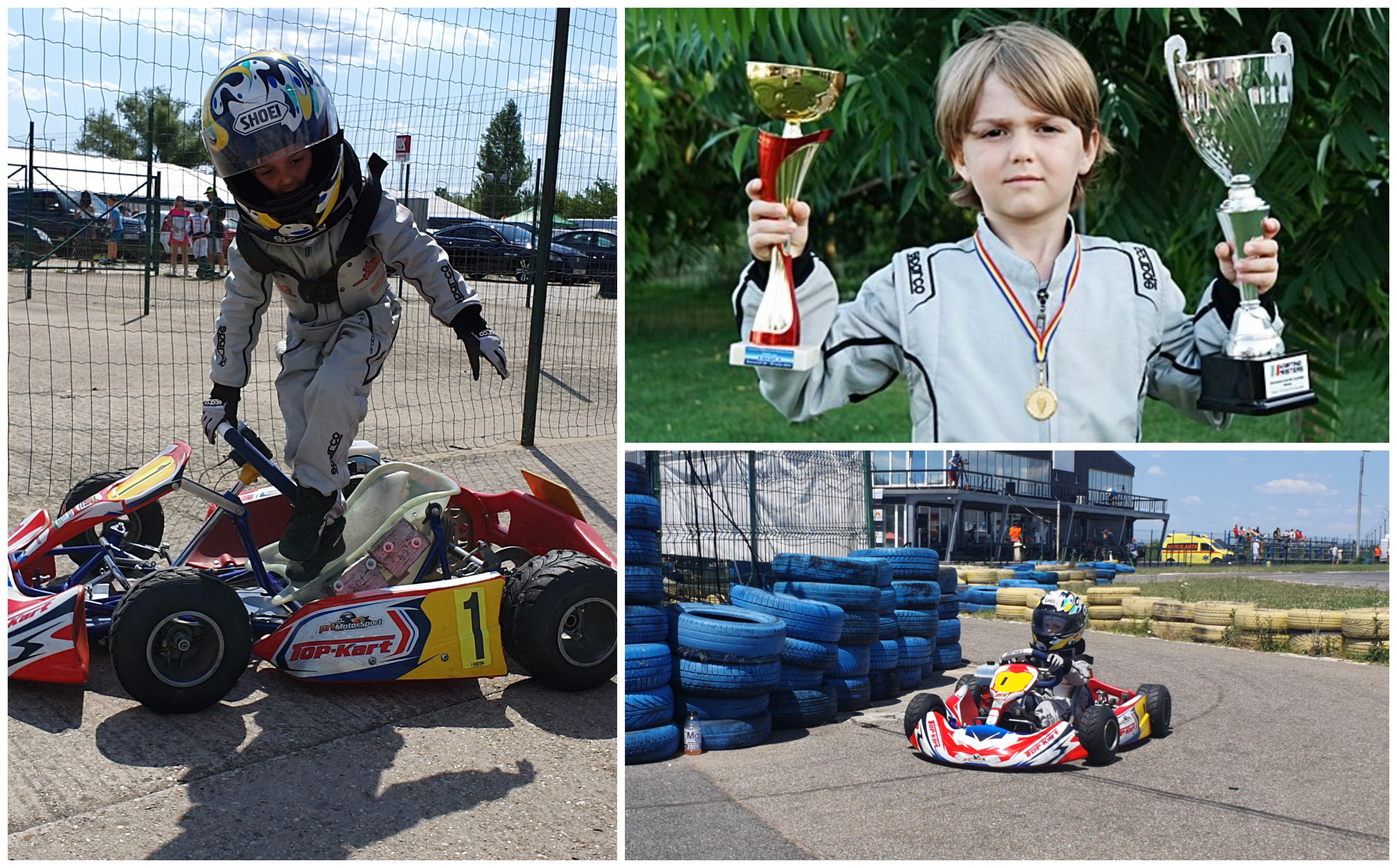 FOTO. Micul mare campion! Sătmăreanul Darren Betea (6 ani), cel mai bun din România