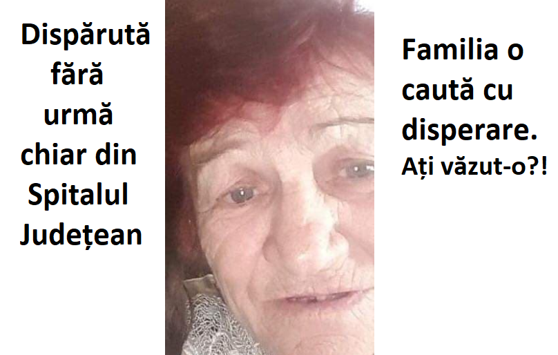 INCREDIBIL. O bătrânică a dispărut din Spitalul Județean. Ce păzește firma de pază?!