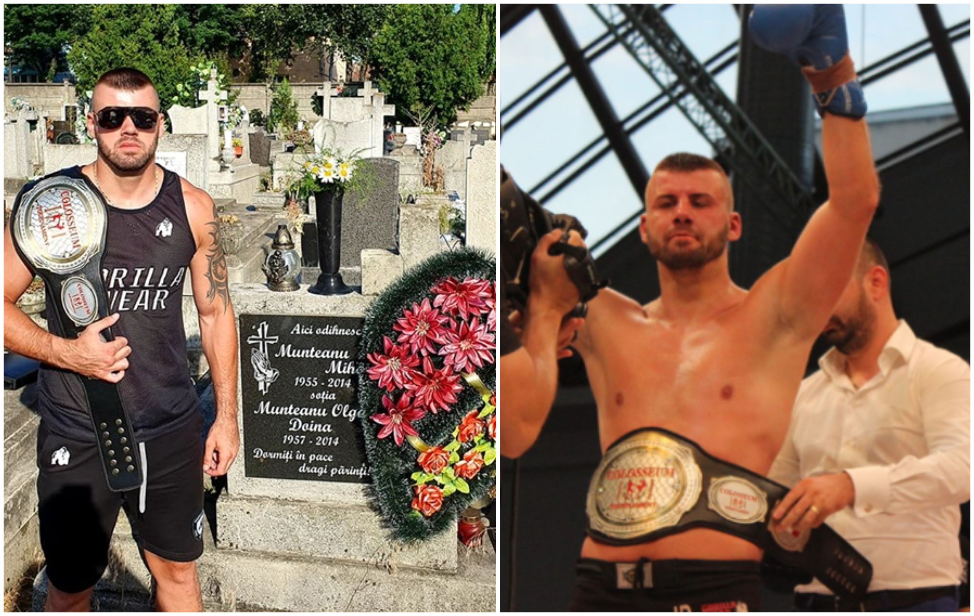 FOTO. Rămas orfan, campionul Marius Munteanu a dedicat victoria părinților săi