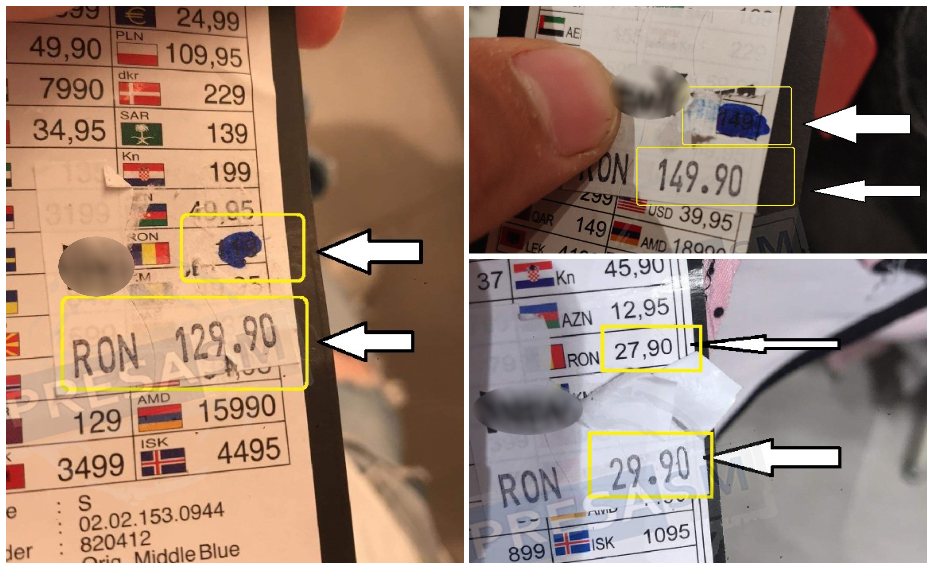 FOTO. Reduceri false la un magazin din incinta mall-ului NEPI Satu Mare