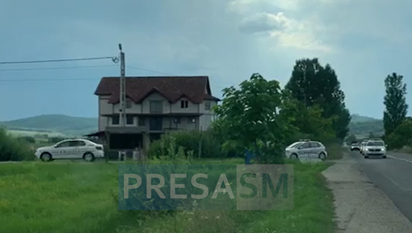VIDEO. Desfășurare de forțe impresionantă a Poliției Satu Mare. Zeci de polițiști mobilizați