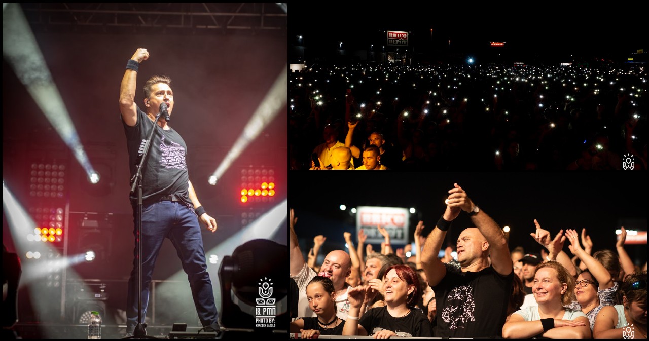 FOTO. Nebunie pe Drumul Careiului. Mii de persoane la concertul Akos, de Zilele Maghiare