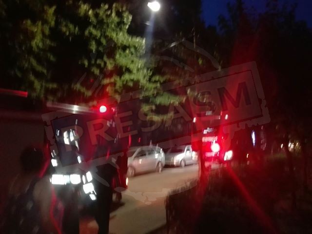 FOTO. Un individ, la un pas să dea foc unui bloc întreg, în Micro 14