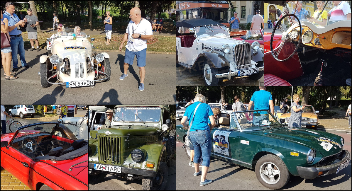 FOTO/VIDEO. Parfum de epocă în Piața Libertății. Sătmărenii, invitați la Carpați Retro