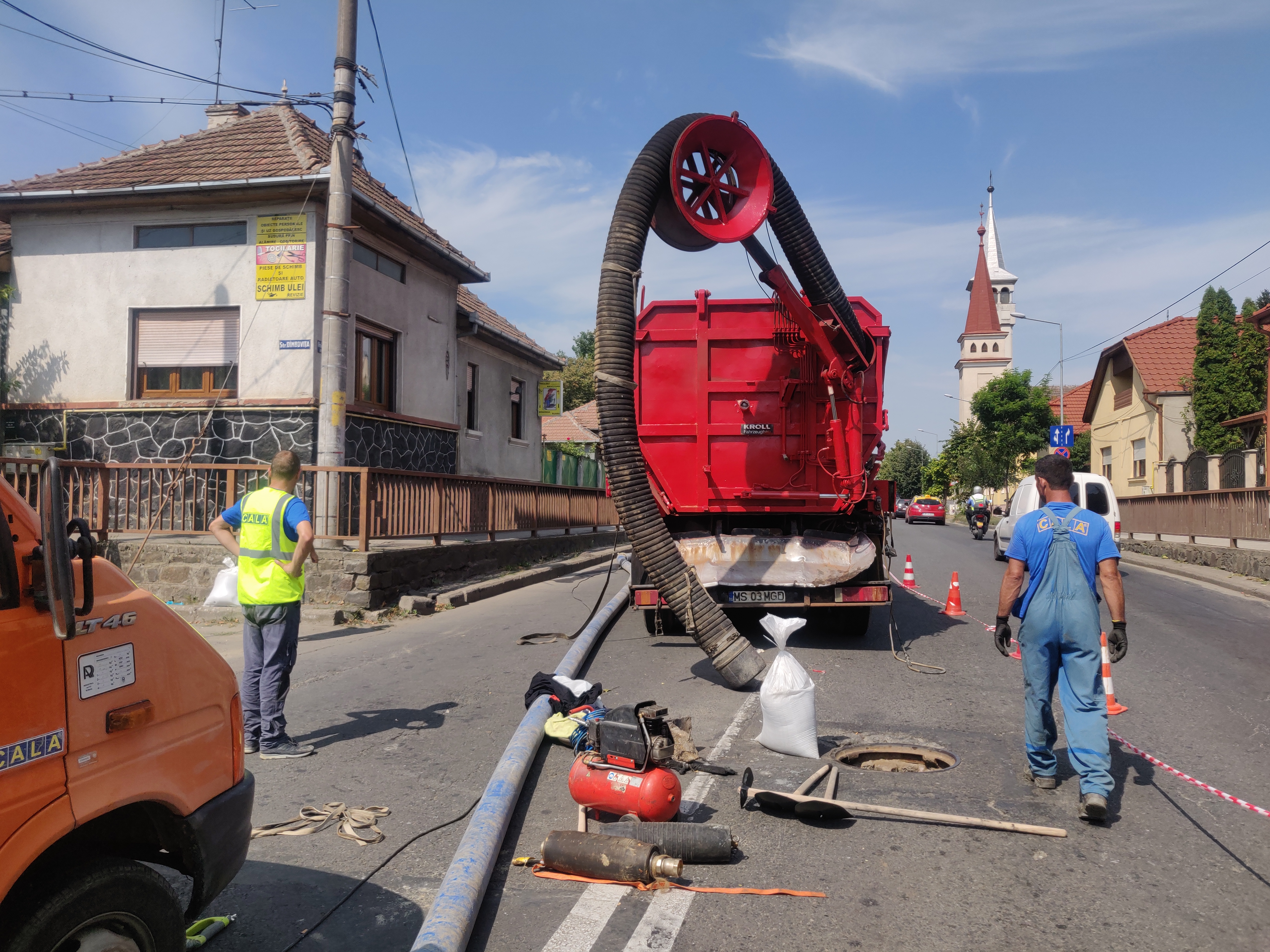 Se poate și așa! Pe B-dul Goga se va lucra și noaptea