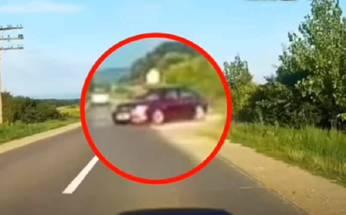 VIDEO. Posibil accident mortal evitat la limită în județul Satu Mare