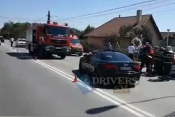 VIDEO. Accident în lanț, cu o victimă. Sătmăreni salvați de airbag-uri