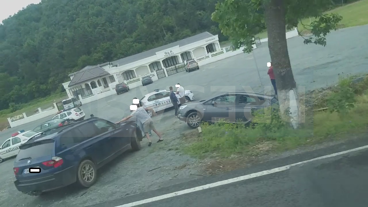 VIDEO. Accident pe DN 1C. Impact între un BMW din Satu Mare și un Opel