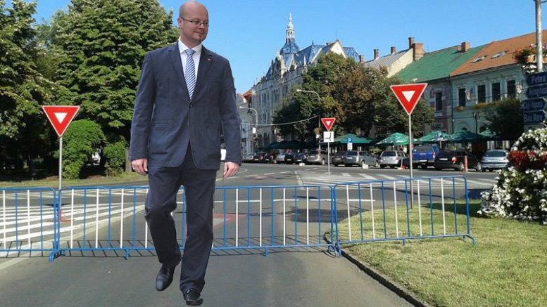 Piața Libertății se închide definitiv circulației mașinilor. Anunțul primarului Kereskenyi Gabor