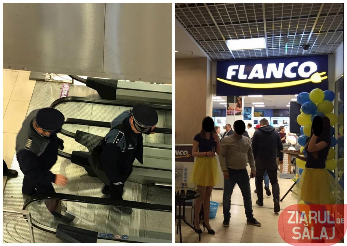 Magazinele Altex și Flanco Satu Mare, prădate în plină zi. Hoț cu un curaj enorm