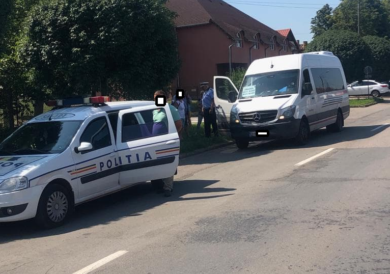 FOTOGALERIE. Controale ”la sânge” la transportatorii de persoane, în județul Satu Mare