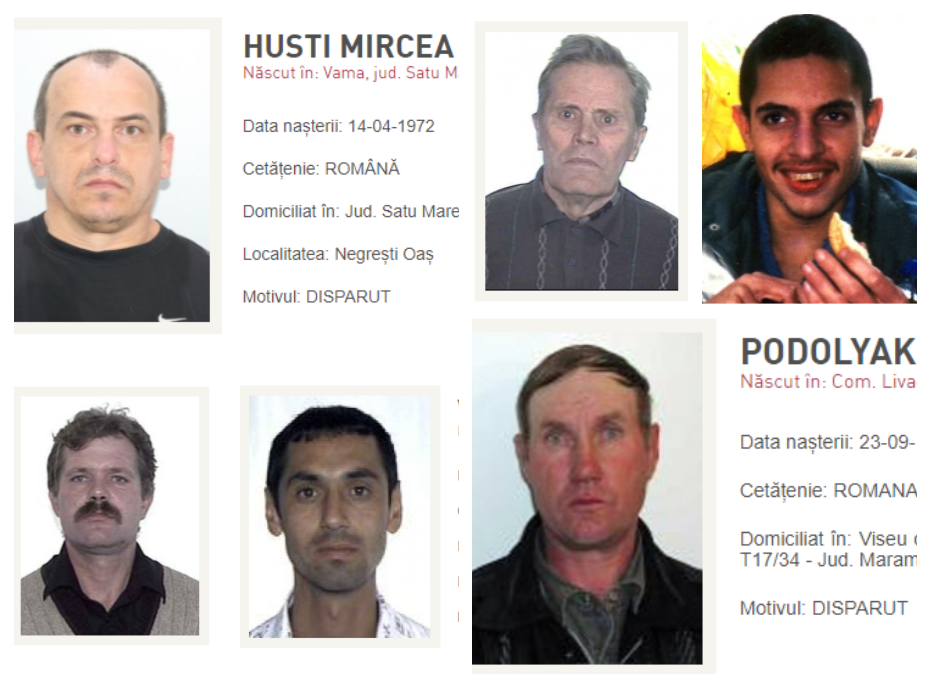 FOTO. Șase sătmăreni sunt dispăruți fără urmă. Cum și când s-a întâmplat