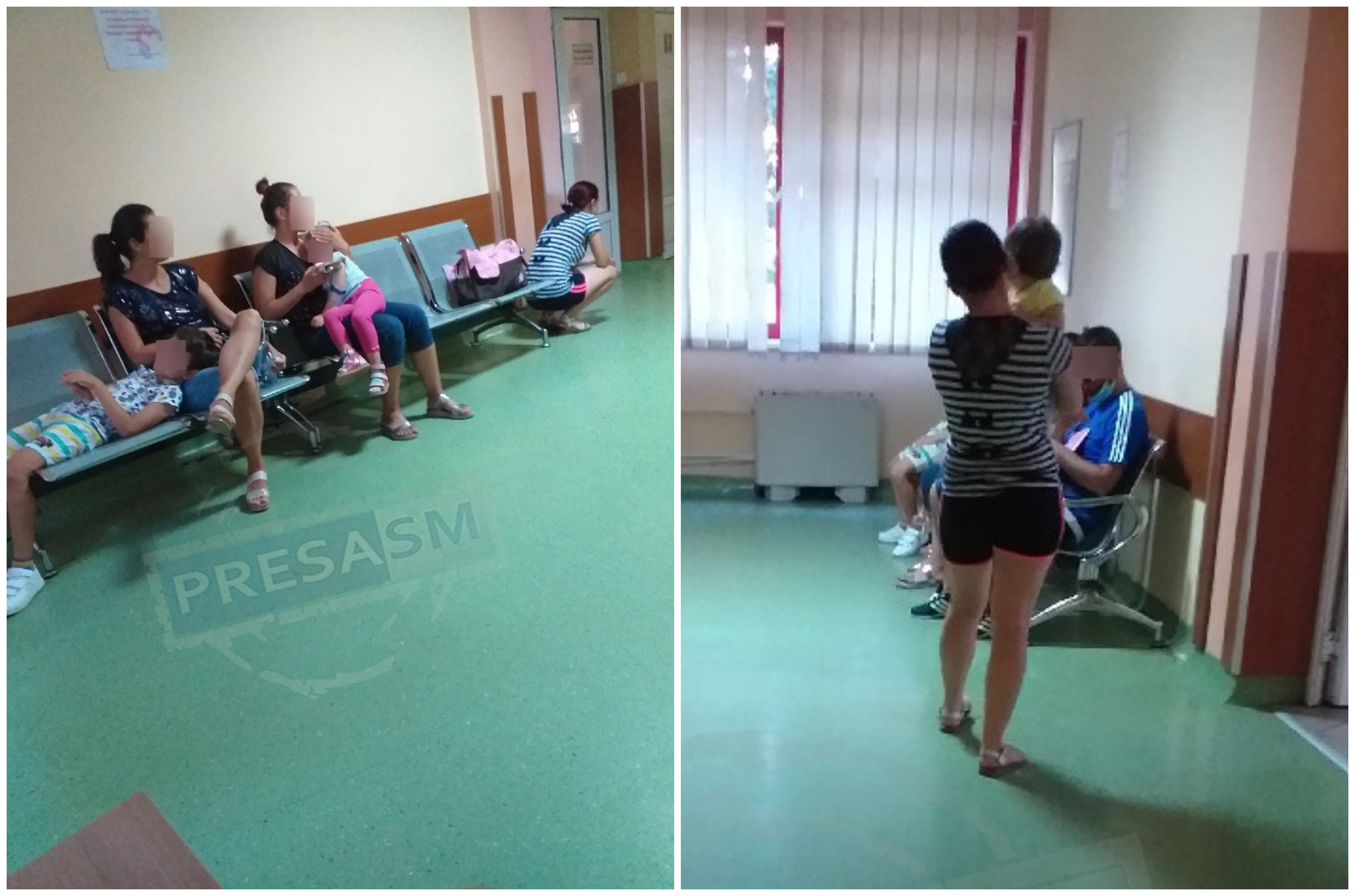 FOTO. Un nou scandal la Urgență. Părinți cu copii, puși să aștepte ore întregi