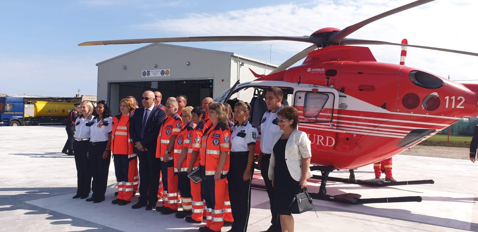 FOTO. Cum arată baza pentru elicopterul SMURD care va deservi și Satu Mare