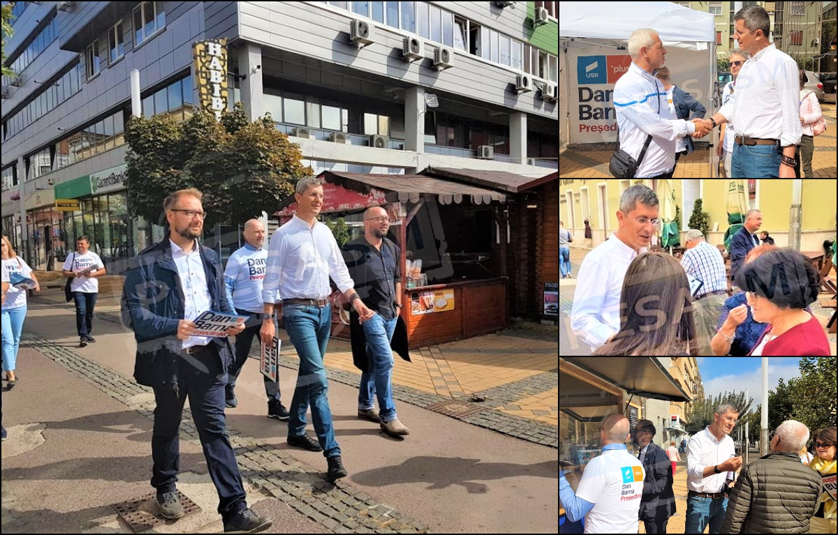 FOTO/VIDEO. Dan Barna, la Satu Mare: Mizează și pe sprijinul sătmărenilor