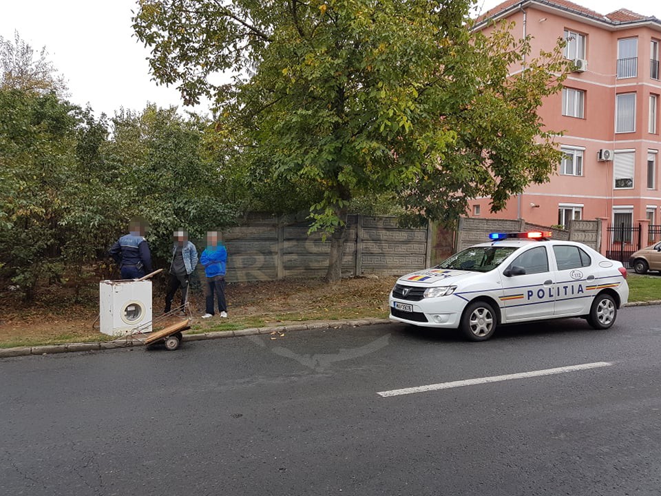 FOTO/VIDEO. Hoți prinși în flagrant în Satu Mare. Supraveghează casele, apoi acționează
