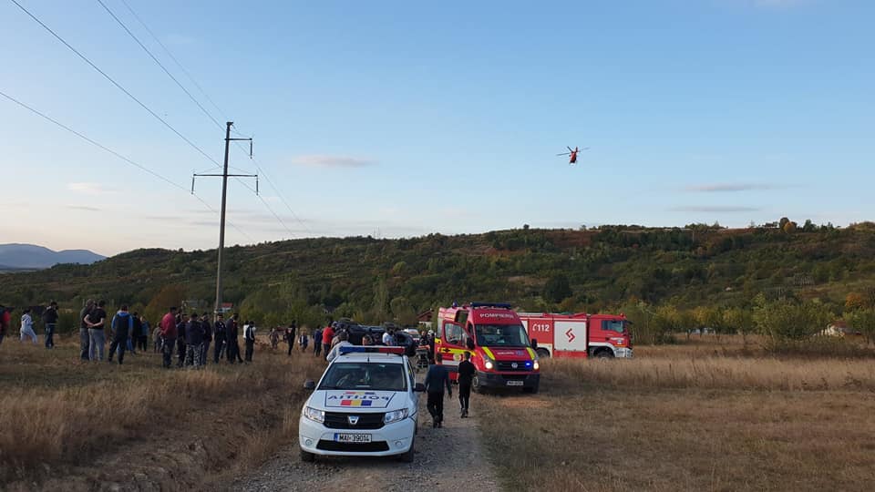 Un copil (12 ani) cuprins de flăcări în județul Satu Mare. Victima, în stare critică