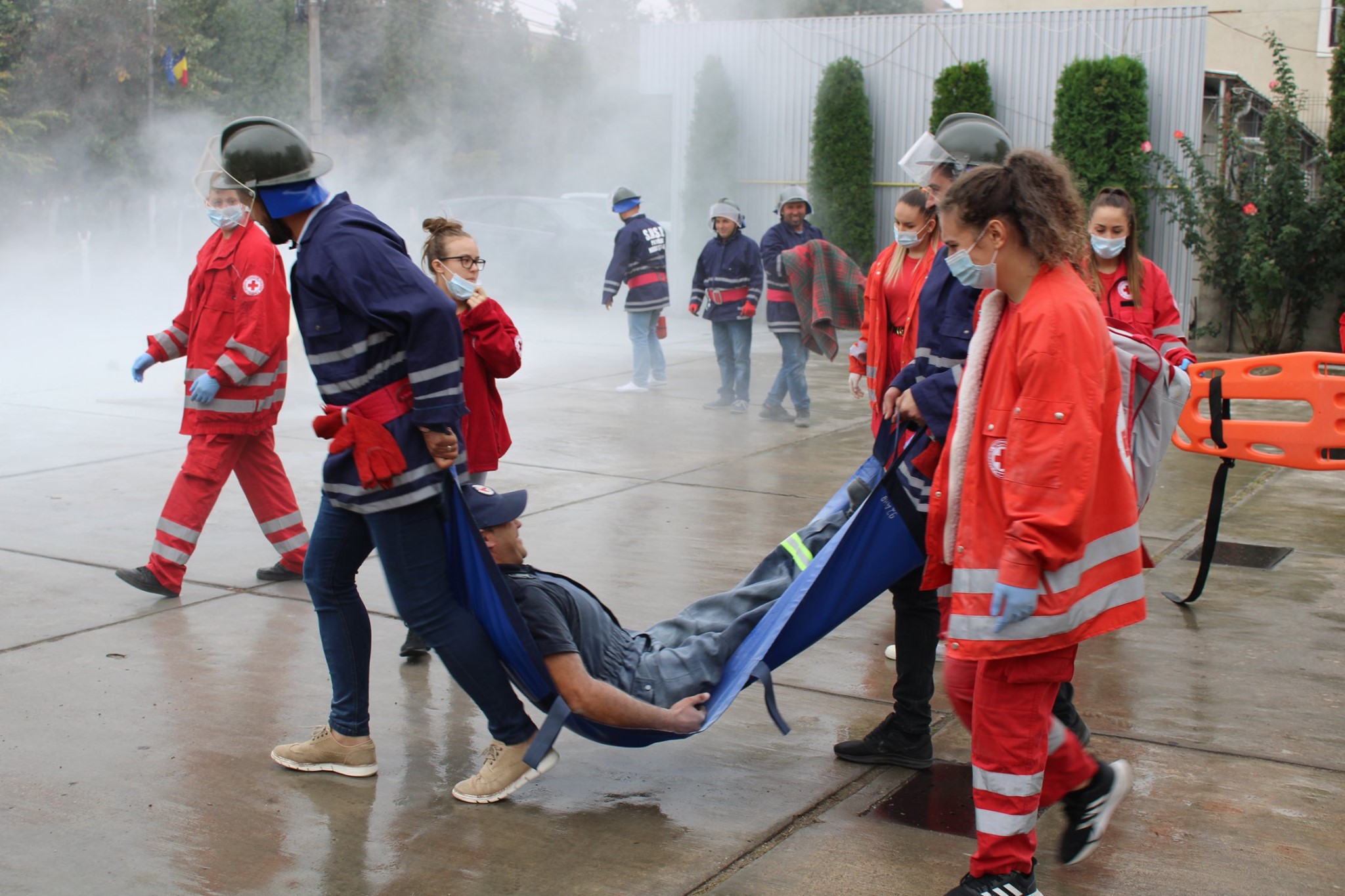 FOTOGALERIE. Atac aerian cu multiple victime la Negrești-Oaș (Simulare)