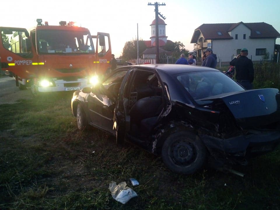 FOTO/VIDEO. Șoferul, sub influența alcoolului. Ce spun polițiștii despre accidentul din Cionchești