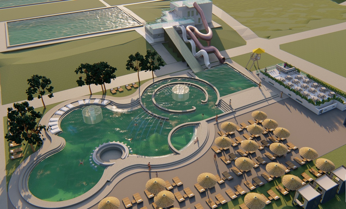 FOTOGALERIE. Aquapark ultramodern și telegondolă la Tășnad. Un proiect de peste 150 milioane euro