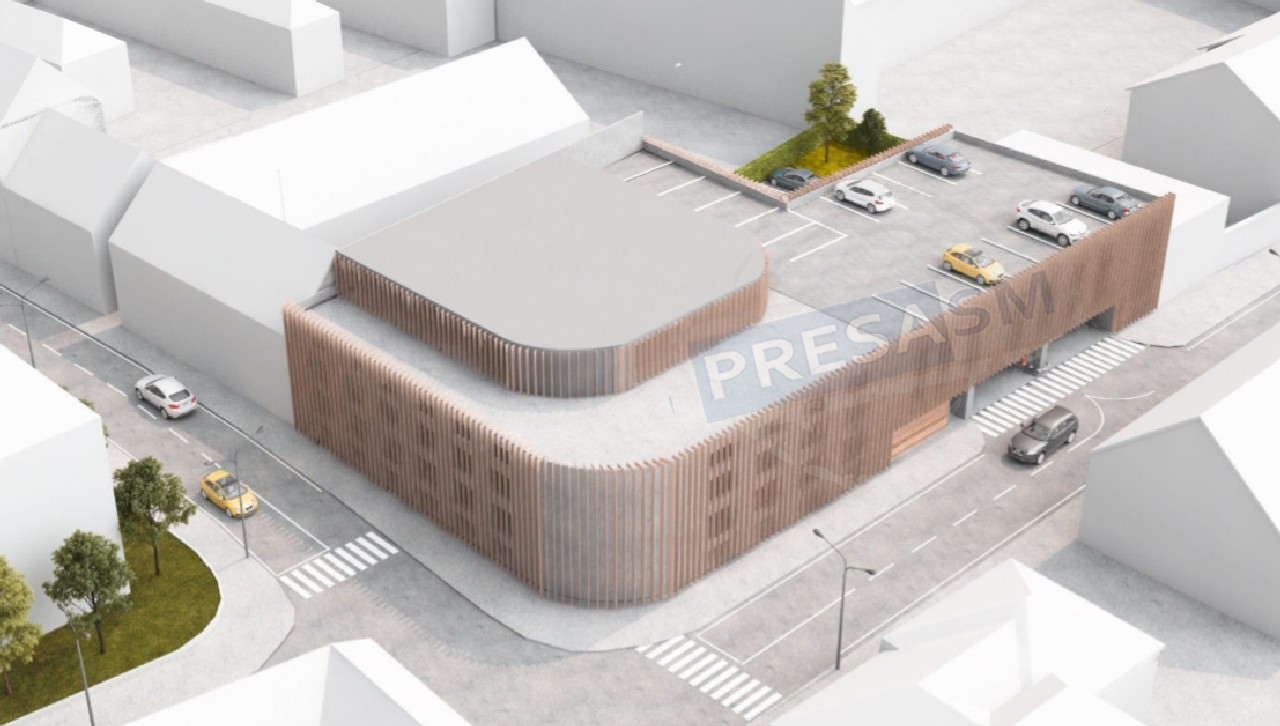 FOTO. Parcare etajată ultramodernă în Centrul Vechi. Un nou proiect al Primăriei