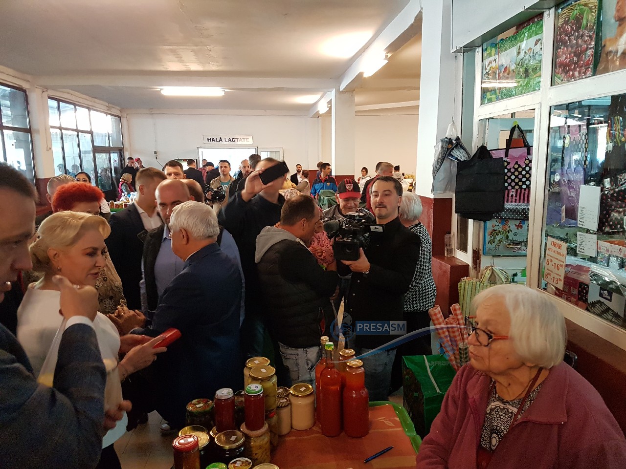 FOTO. Vizita Vioricăi Dăncilă a curățat Piața Someș de contrabandiști și bișnițari