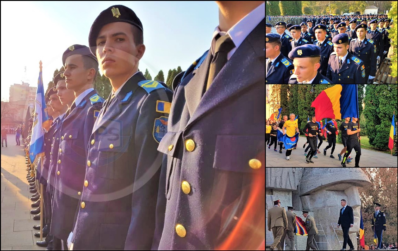 FOTO/VIDEO. La mulți ani Armatei Române! Ceremonie impresionantă la Carei