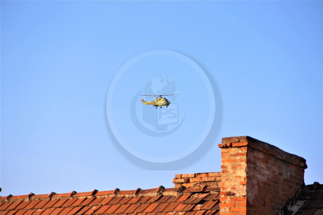 FOTO/VIDEO. Elicoptere și MIG-uri pe cerul Sătmarului. Pregătiri pentru Ziua Armatei