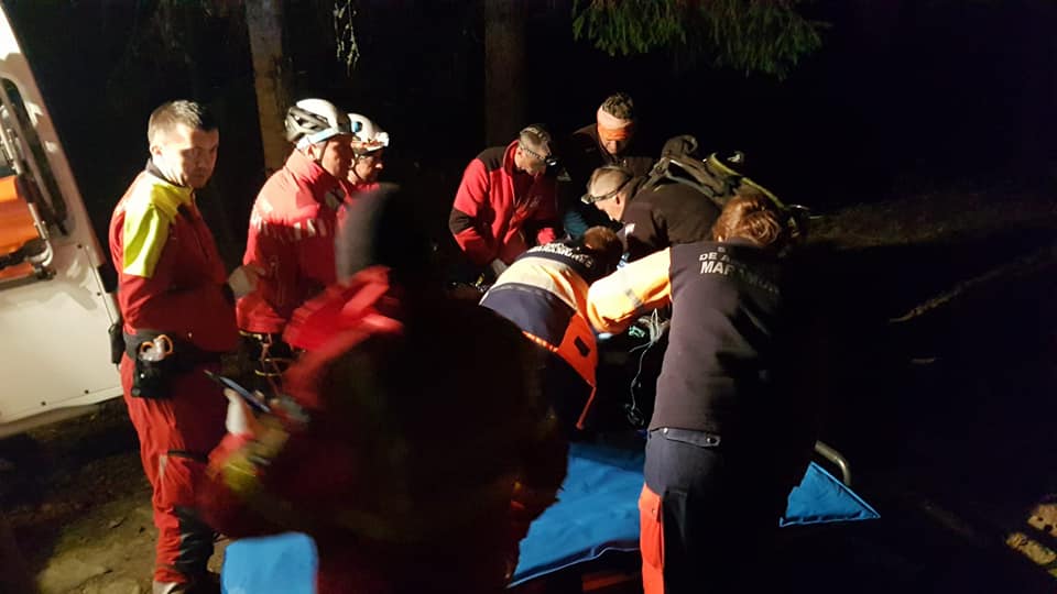 FOTO/VIDEO. Operațiune complexă de salvare. A fost chemat elicopterul SMURD