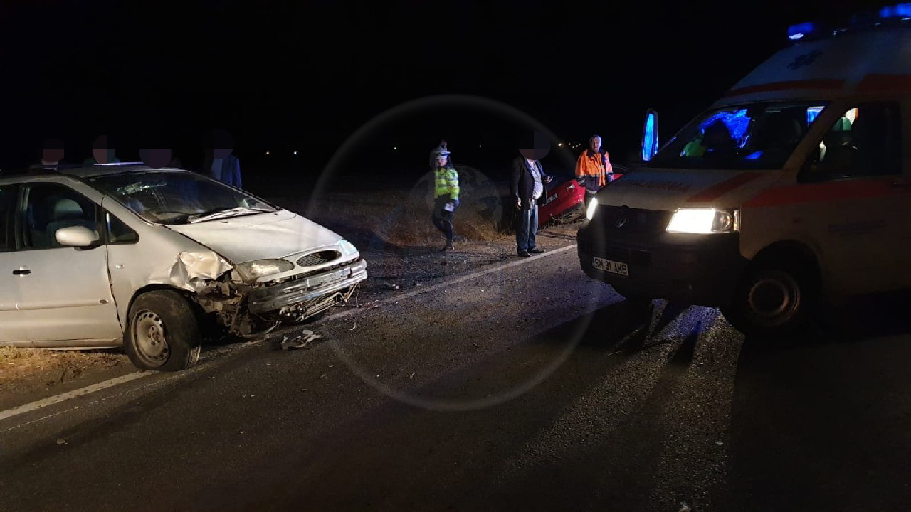 FOTO. Accident cu multiple victime pe DN19A, lângă Rătești. Patru ambulanțe la fața locului