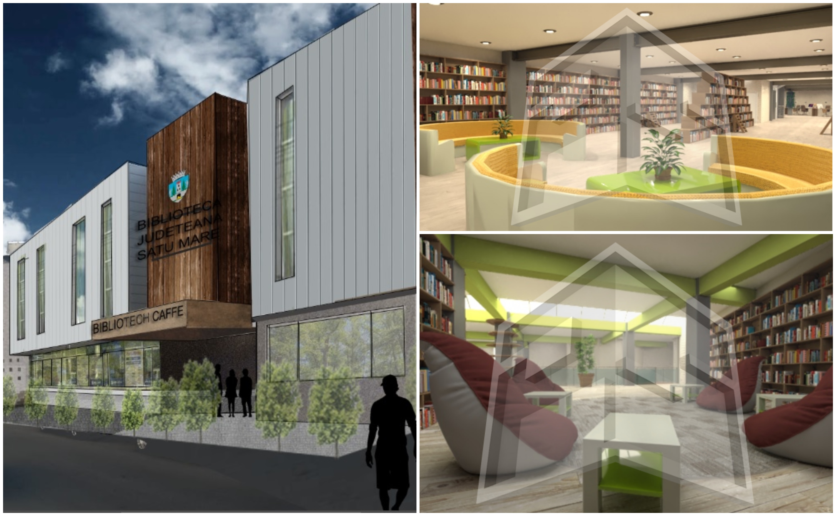 FOTOGALERIE. Sediul SF pentru Biblioteca Județeană Satu Mare. În plin centru