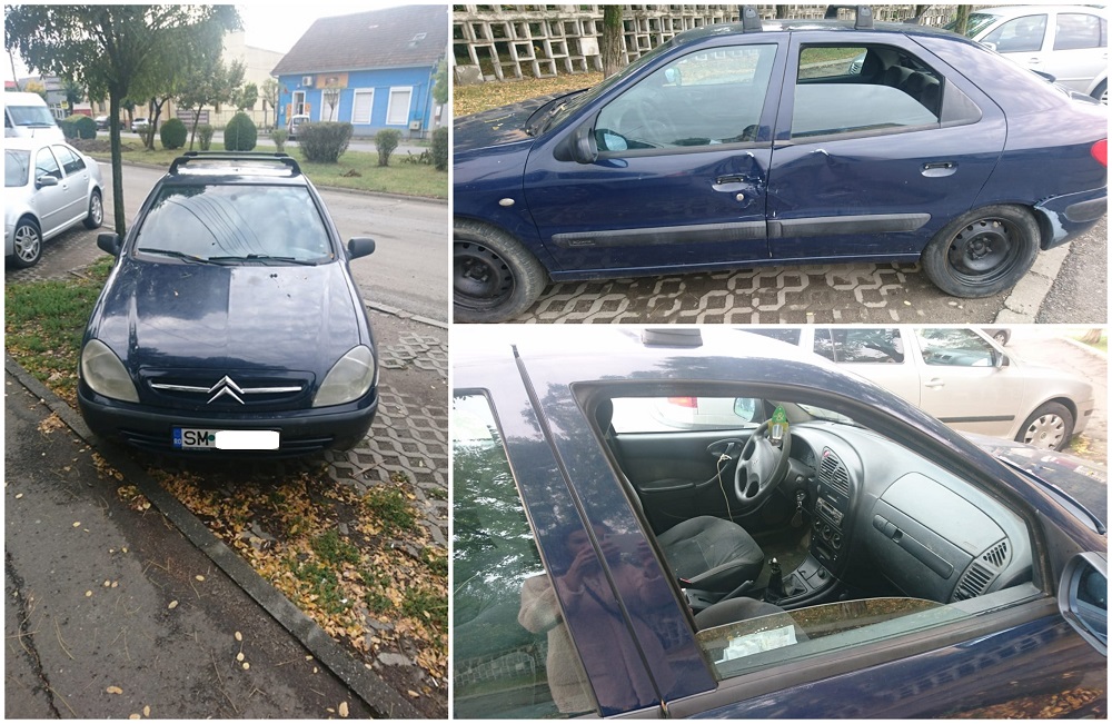 FOTO. Povestea mașinii abandonate, cu cheile în contact. Schema încercată de șofer